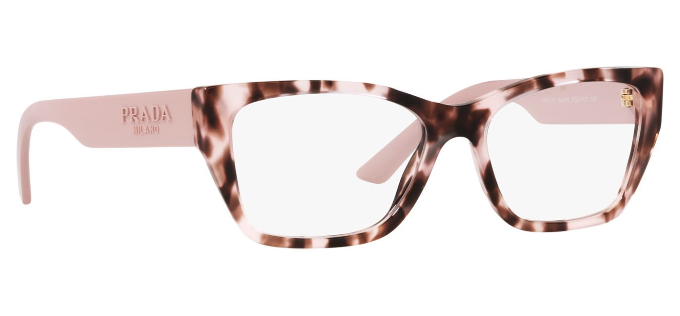 Prada PR11YV Glasses Orchid Tortoise Tortoise+Black