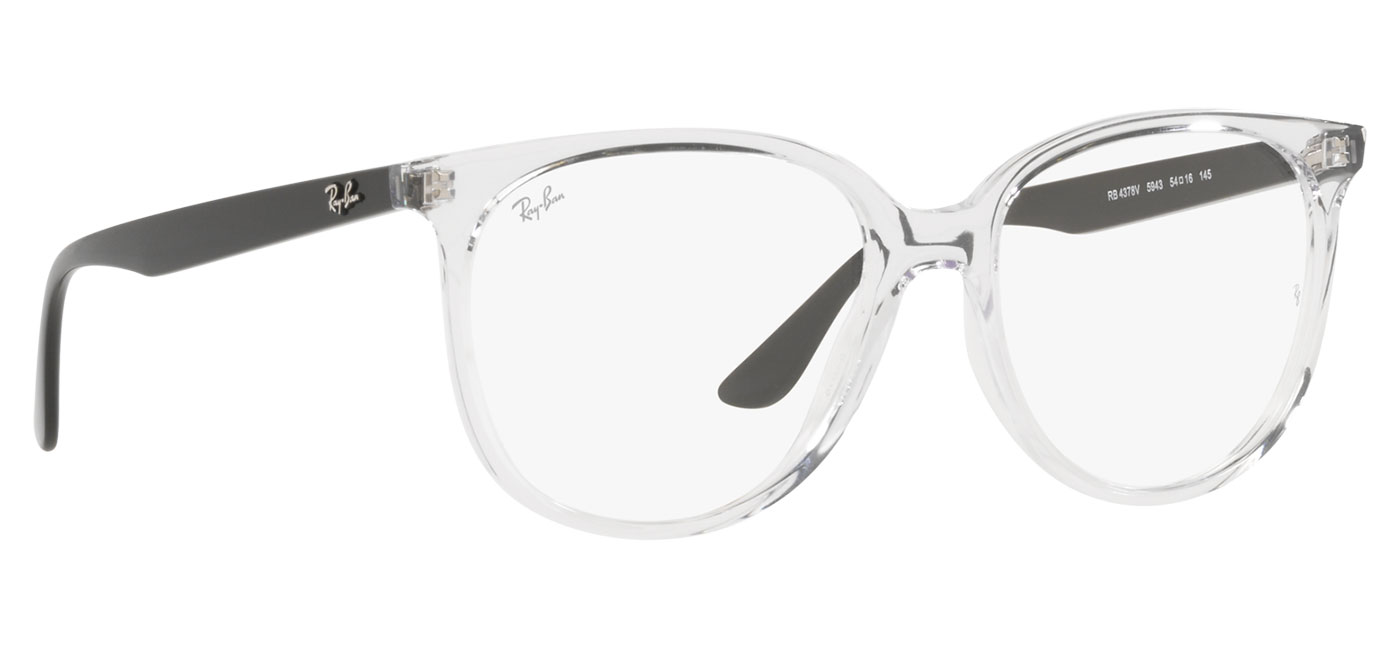 Ray-Ban RX4378V Glasses - Transparent - Tortoise+Black
