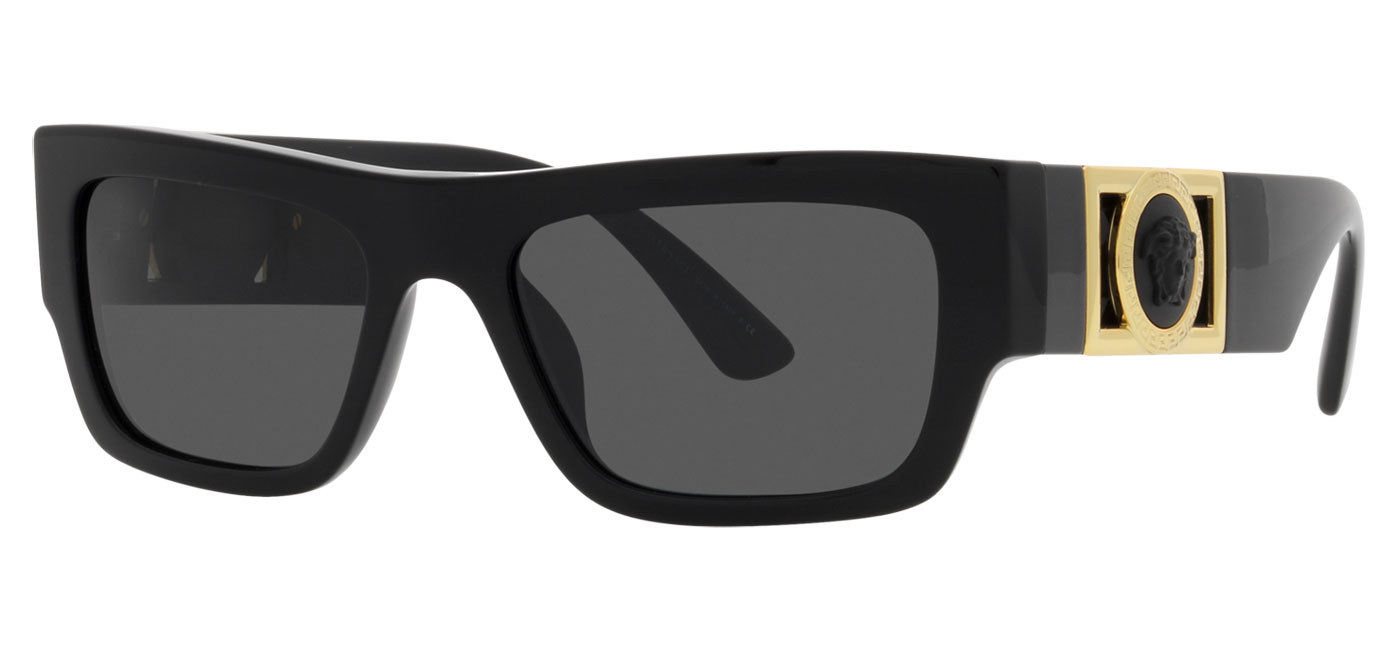 Versace VE4416U Prescription Sunglasses - Black / Dark Grey
