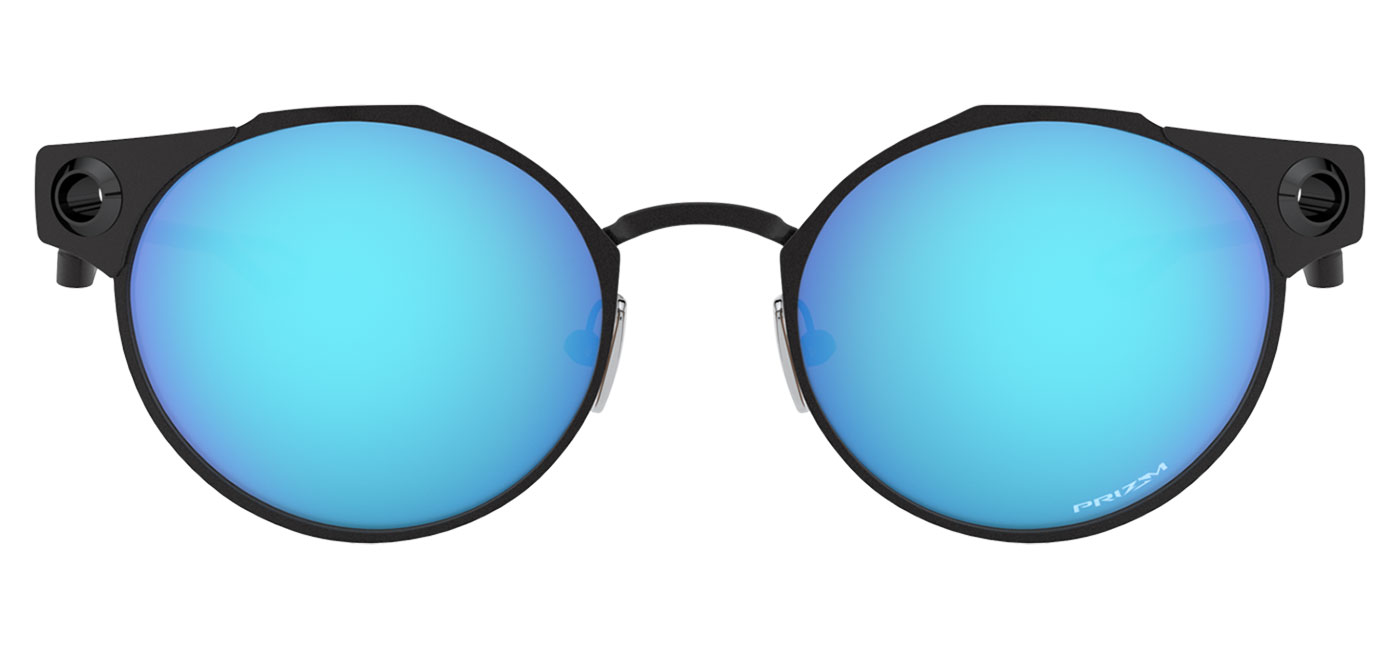 Oakley Deadbolt Sunglasses - Satin Light Steel / Prizm Sapphire ...