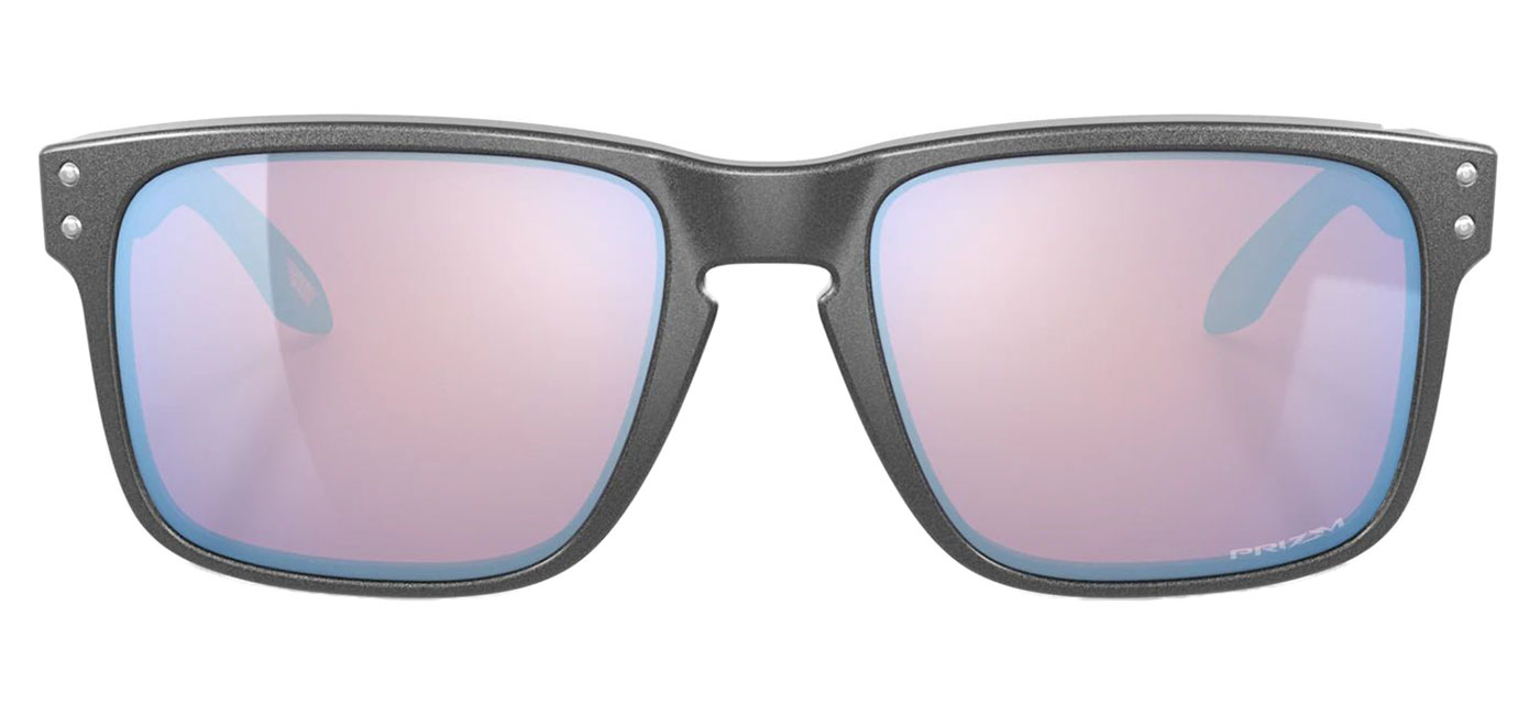 Oakley Holbrook Sunglasses Steel / Prizm Snow Sapphire Tortoise+Black