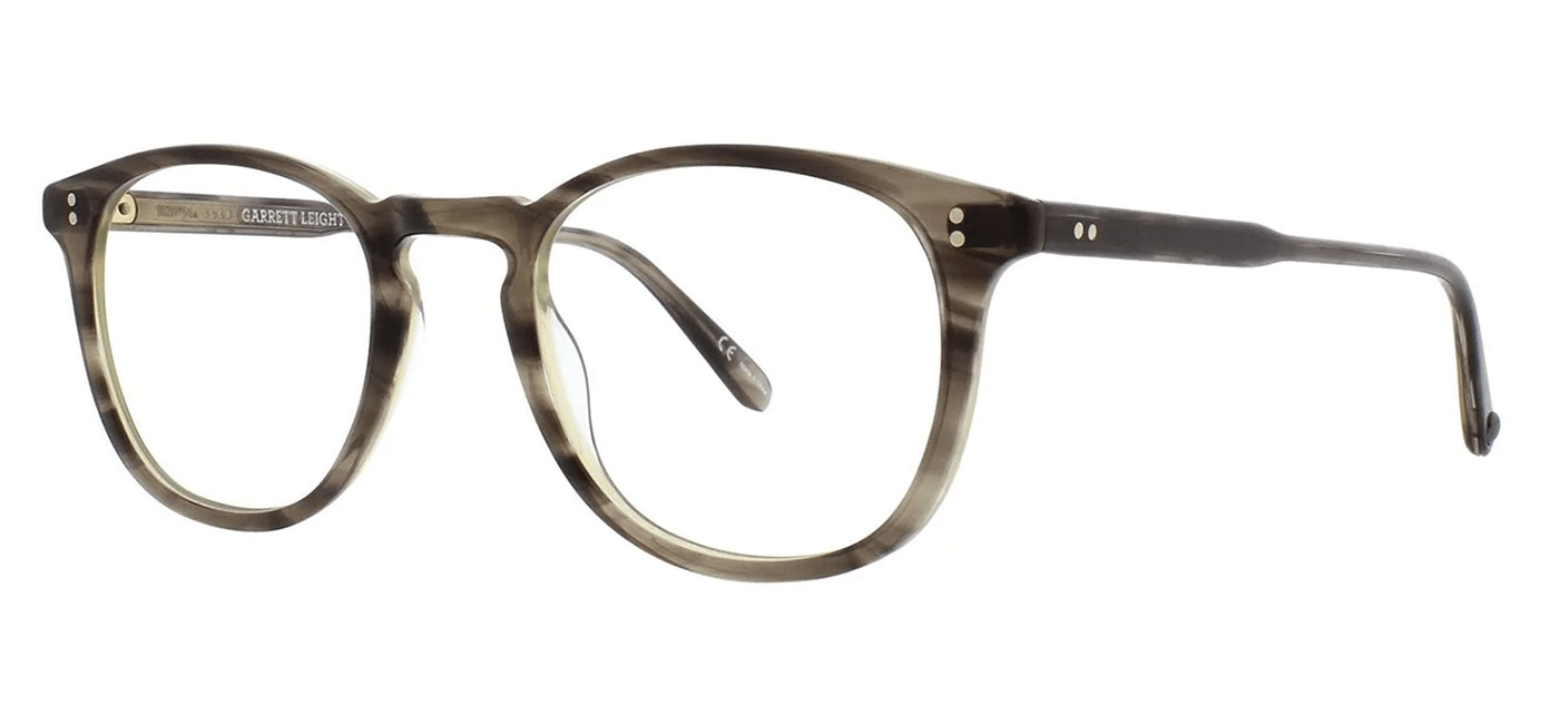 Garrett Leight Kinney Glasses - G.I. Tortoise - Tortoise+Black