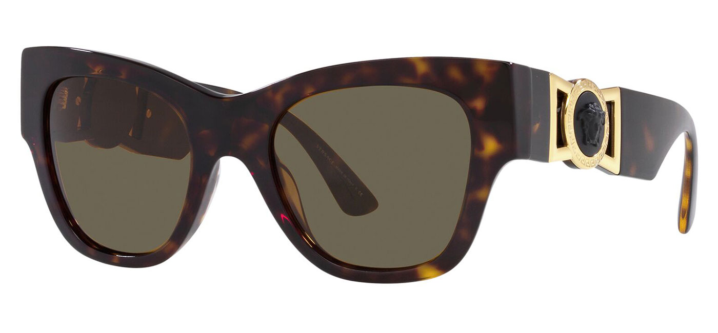 Versace VE4415U Sunglasses - Havana / Brown - Tortoise+Black
