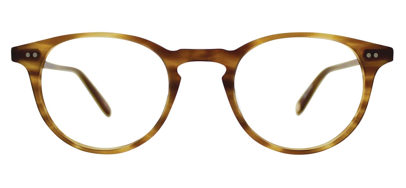 Garrett Leight Winward Glasses - Matte Demi Blonde - Tortoise+Black