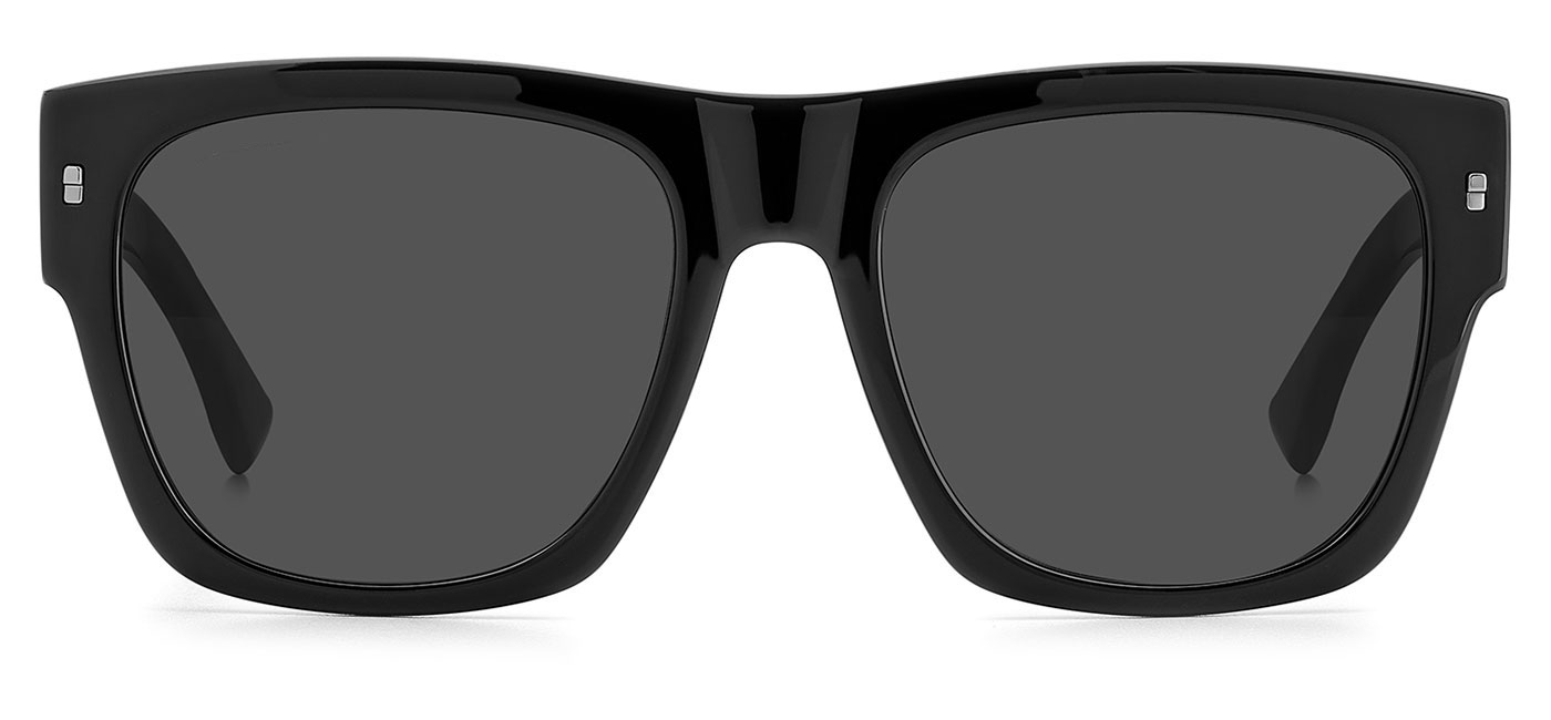DSQUARED2 ICON 0004/S Prescription Sunglasses Black & White / Grey