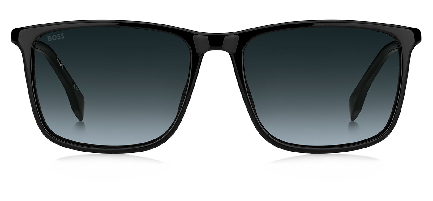 Hugo Boss 1434/S Sunglasses - Black / Dark Grey Gradient - Tortoise+Black