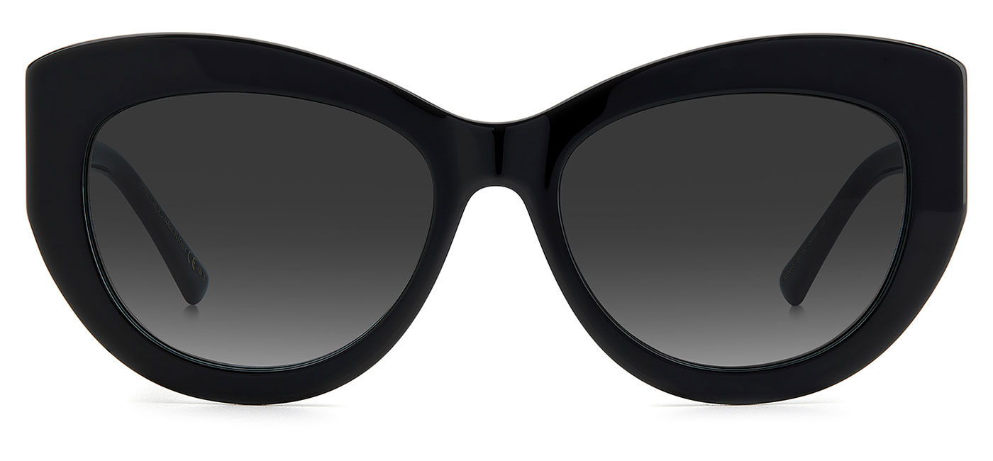 Jimmy Choo Xena Prescription Sunglasses Black / Dark Grey Shaded