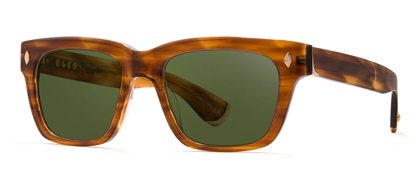 Garrett Leight GLCO x Officine Generale Sunglasses - Demi Blonde / Pure ...