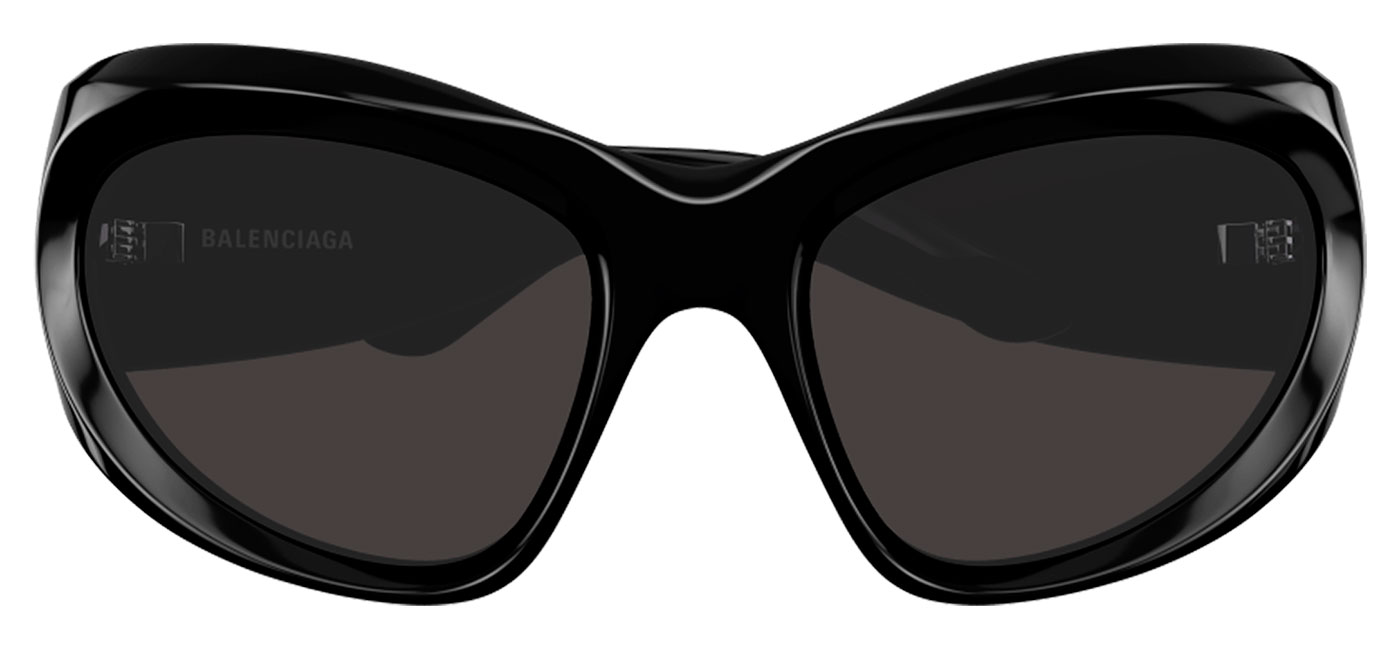 Balenciaga BB0228S Sunglasses Black / Grey Tortoise+Black