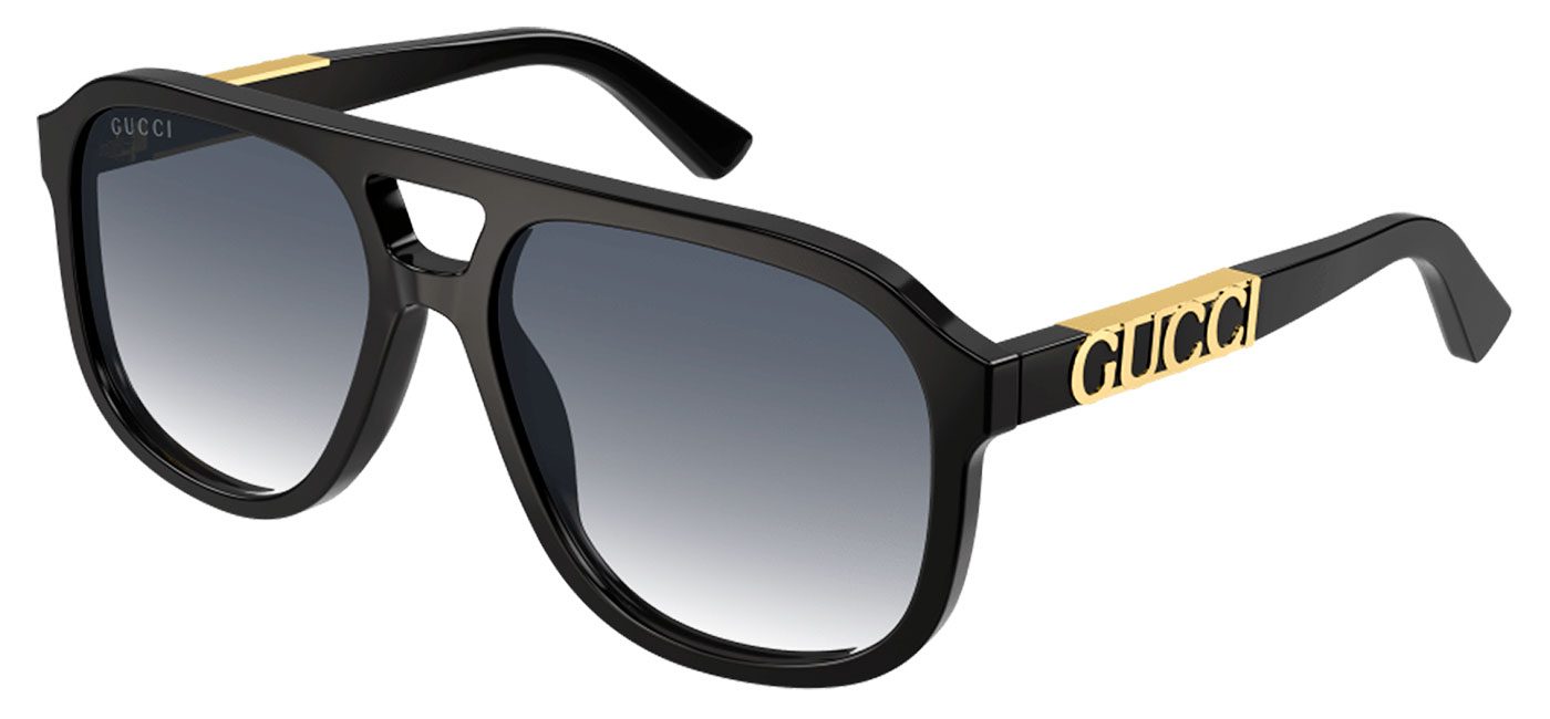 Gucci GG1188S Sunglasses - Black / Grey Gradient - Tortoise+Black