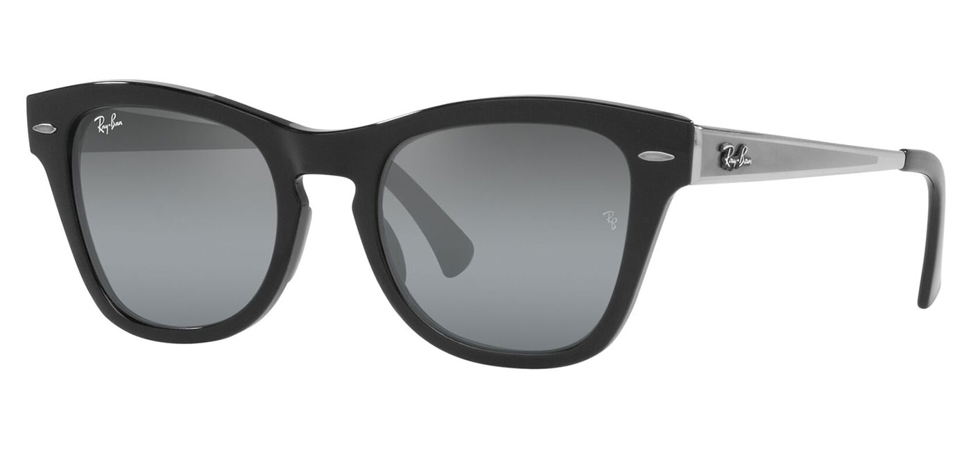 Ray-Ban RB0707SM Sunglasses - Black / Blue Vintage - Tortoise+Black