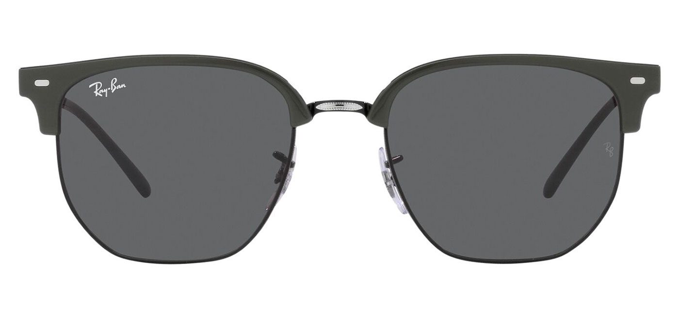 RayBan RB4416 New Clubmaster Sunglasses Grey On Black / Dark Grey