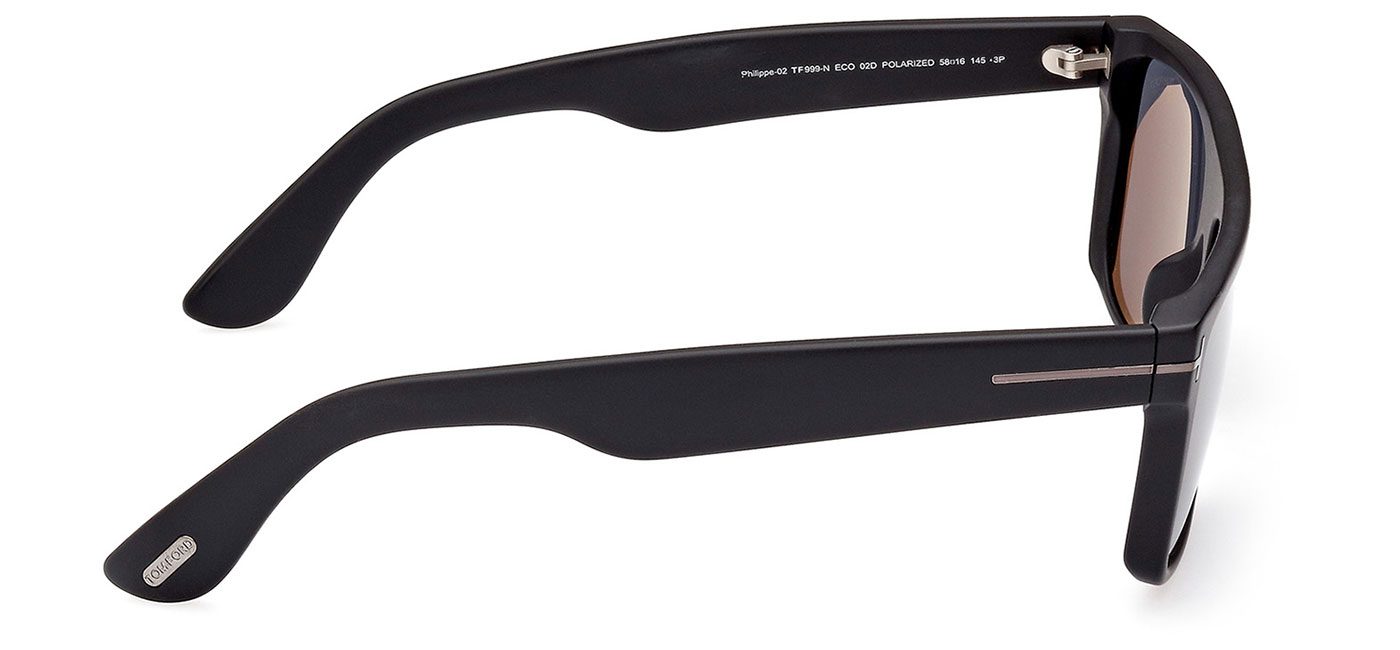 Tom Ford FT0999-N Phillippe Sunglasses - Matte Black / Smoke Polarised ...