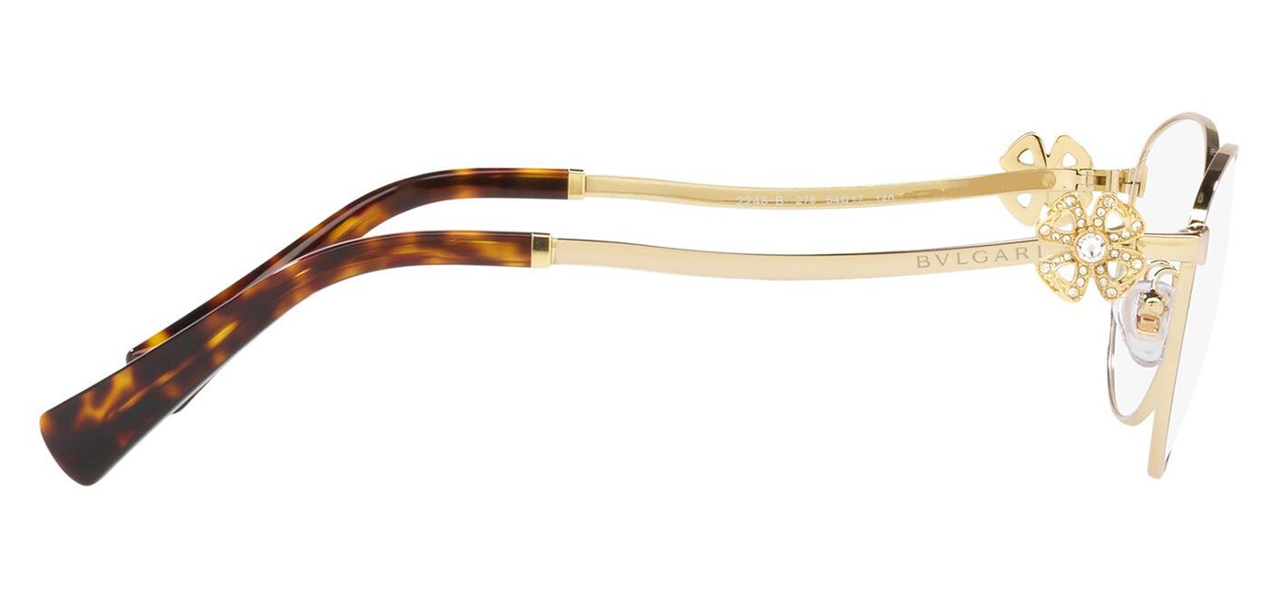 Bvlgari BV2248B Glasses - Pale Gold - Tortoise+Black