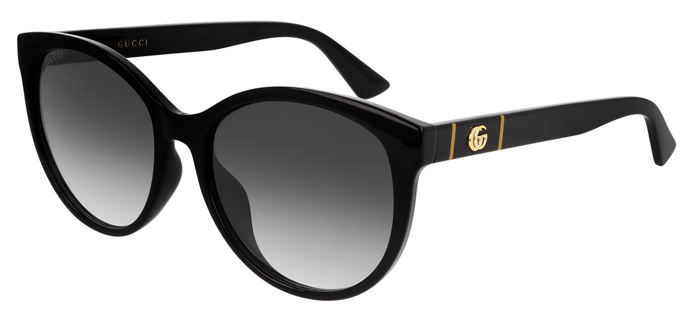 Gucci GG0636SK Prescription Sunglasses - Black / Grey Gradient ...