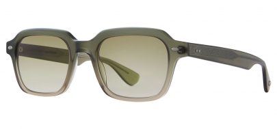 Garrett Leight OG Freddy P Sunglasses - Matte Cyprus Fade / Olive Gradient