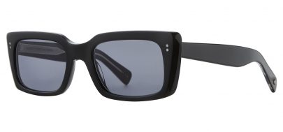 Garrett Leight GL 3030 Sunglasses - Black / Semi-Flat Navy
