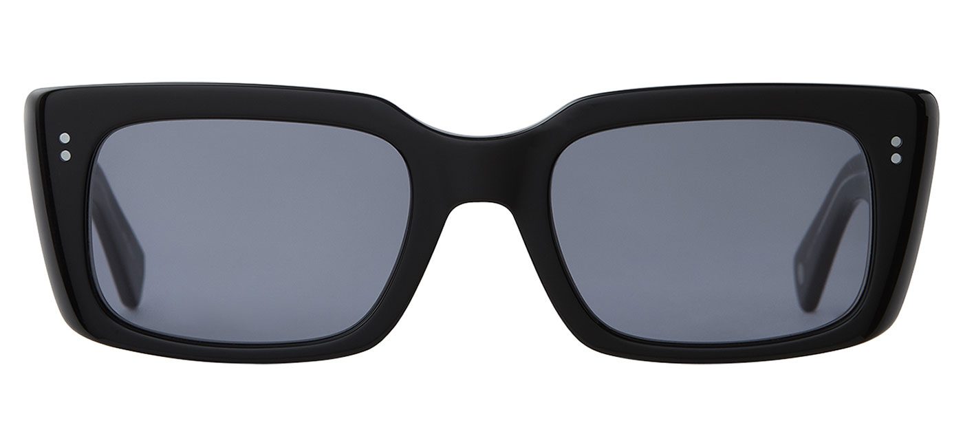 Garrett Leight GL 3030 Sunglasses – Black / Semi-Flat Navy 2