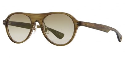 Garrett Leight Lady Eckhart Sunglasses - Olive Tortoise / Olive Gradient