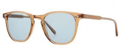 Garrett Leight Brooks II Sunglasses - Caramel / Pure Blue