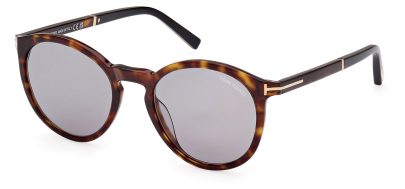 Tom Ford FT1021 52A Elton Sunglasses - Dark Havana / Smoke