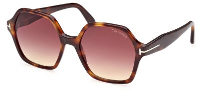 Tom Ford FT1032 53Z Romy Sunglasses - Blonde Havana / Smoke