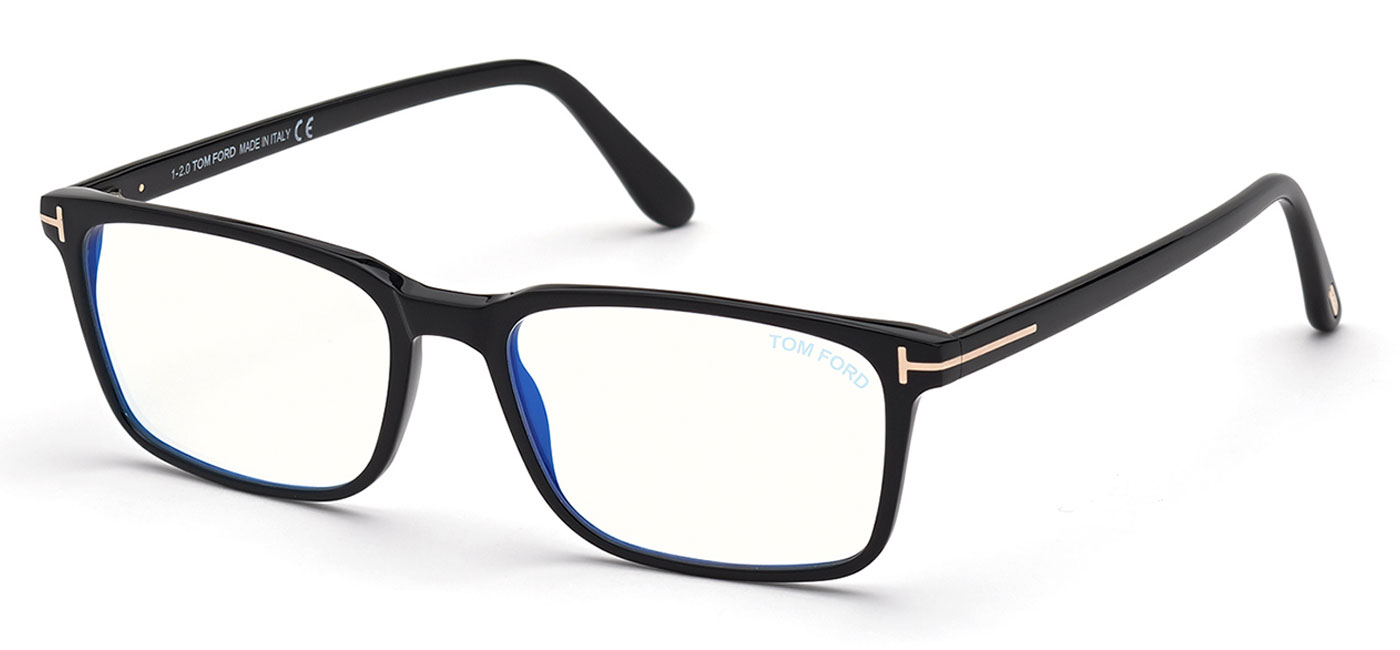 Tom Ford FT5735 Glasses - Black - Tortoise+Black