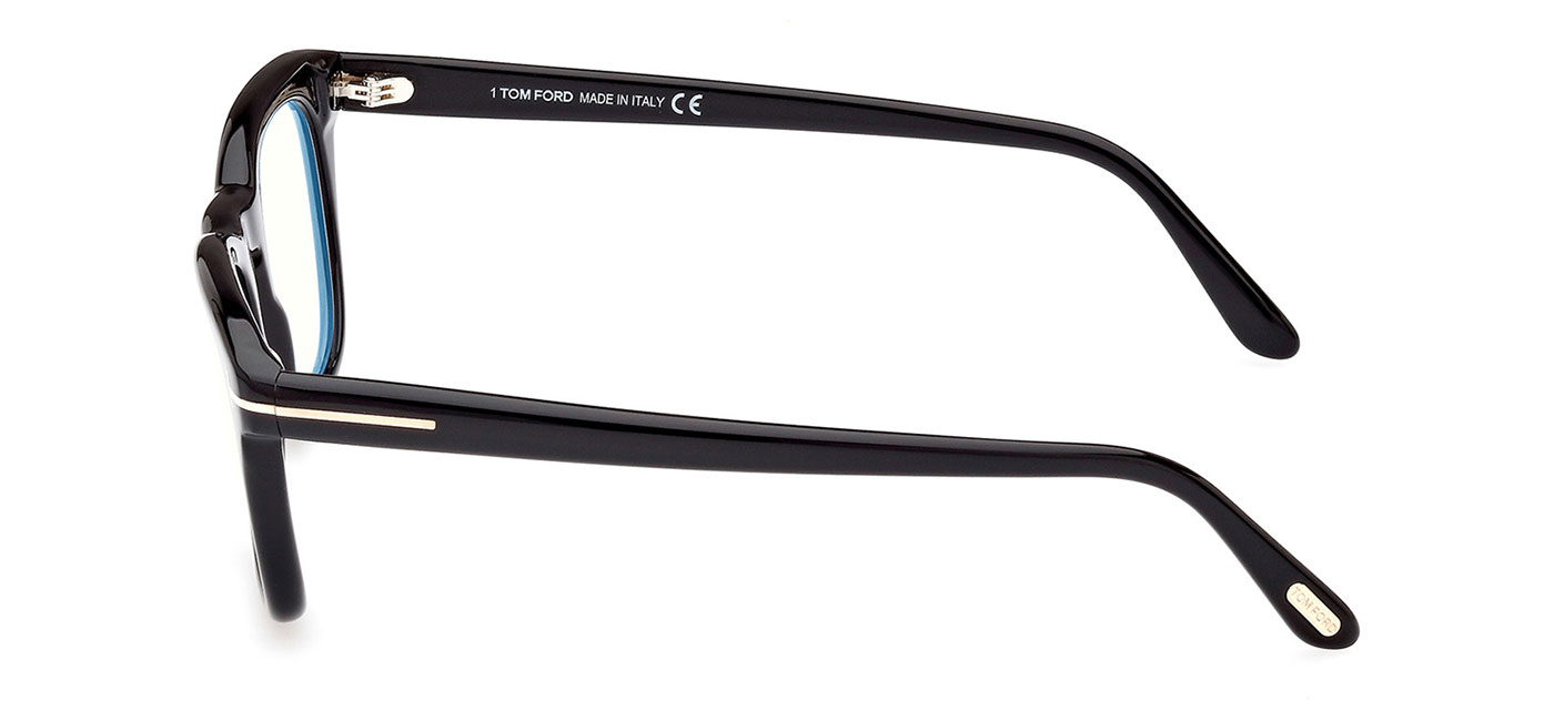Tom Ford FT5870-B Glasses - Shiny Black - Tortoise+Black