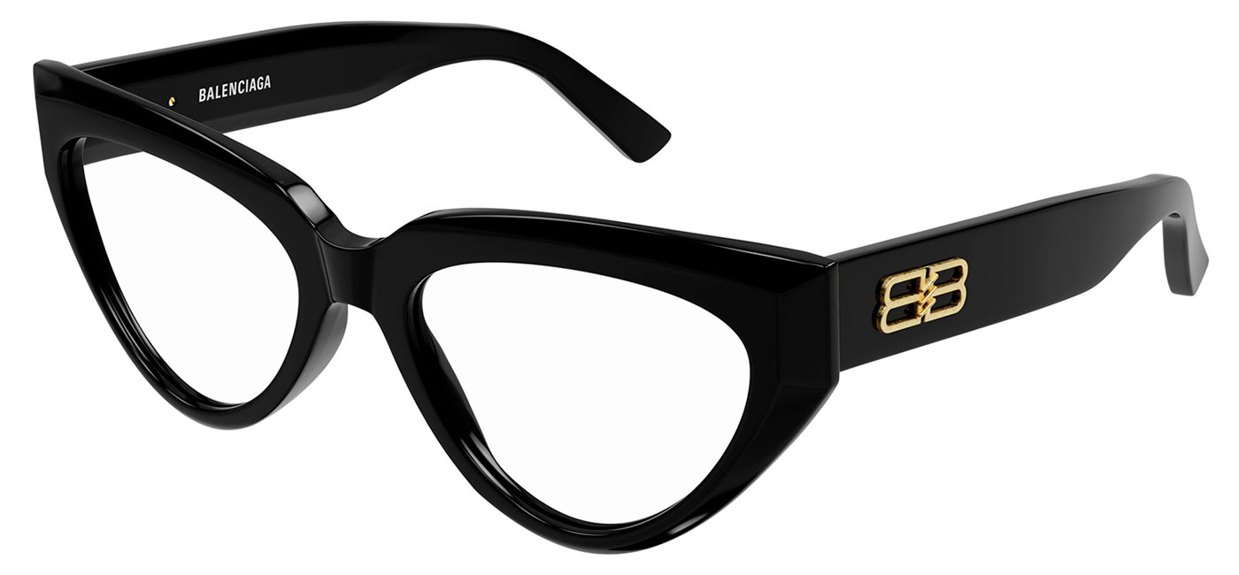 Balenciaga BB0276O Glasses Black Tortoise+Black