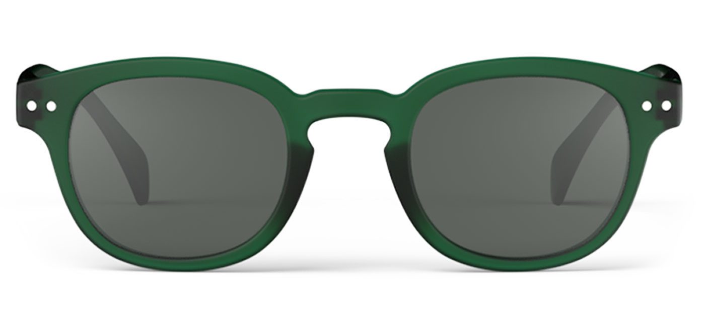 IZIPIZI #C Prescription Sunglasses - Green / Grey - Tortoise+Black