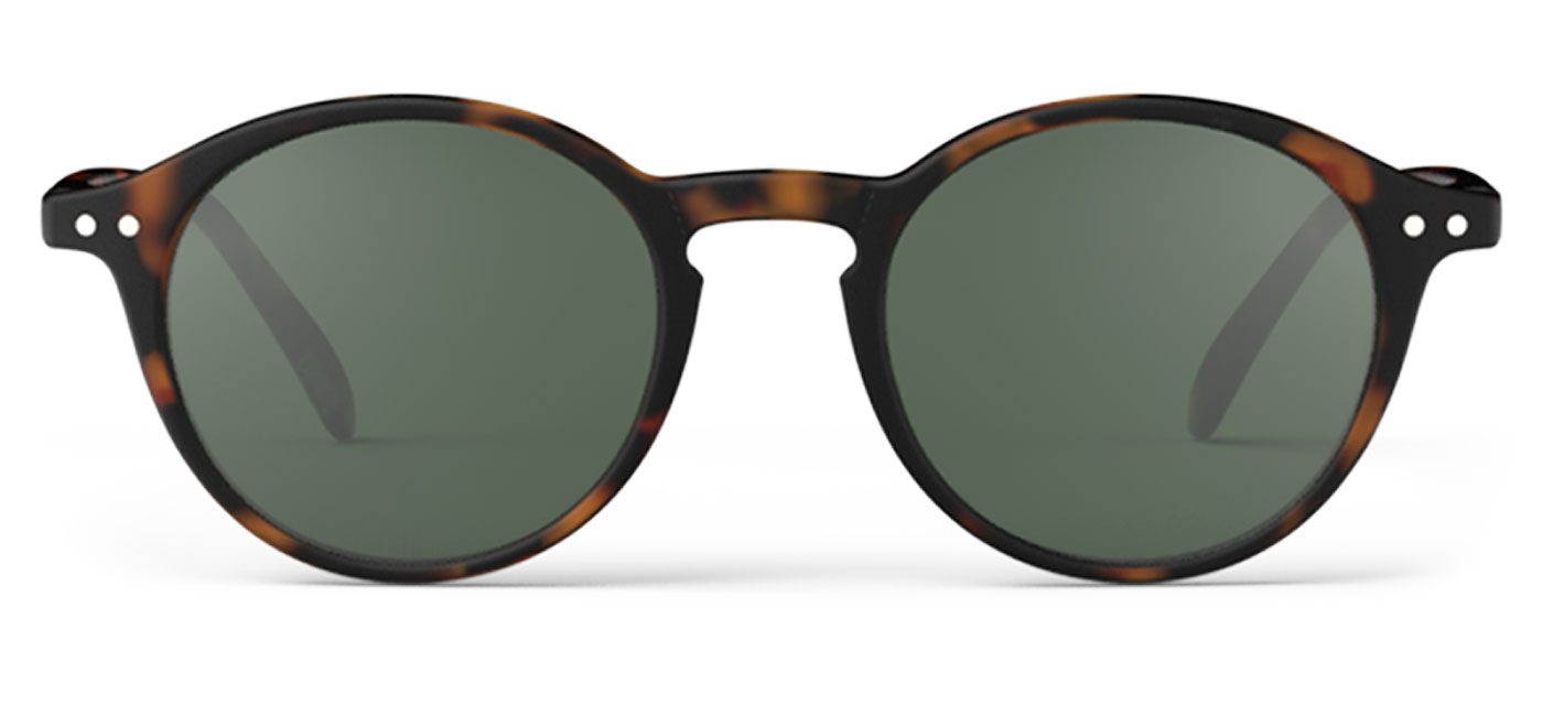 IZIPIZI D Sunglasses Tortoise / Green Tortoise+Black
