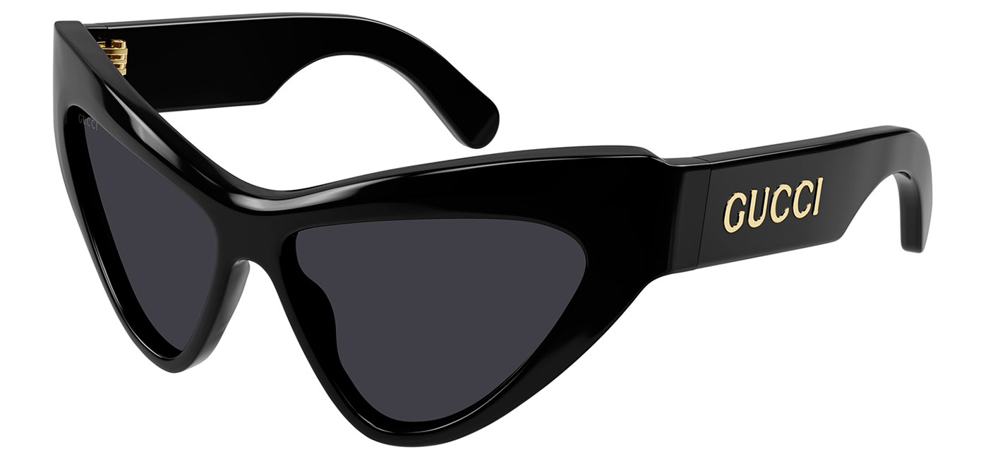 Gucci GG1294S Sunglasses - Black / Grey - Tortoise+Black