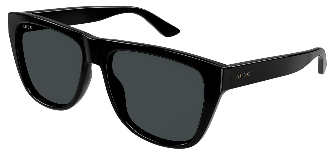 Gucci GG1345S Sunglasses - Black / Smoke - Tortoise+Black