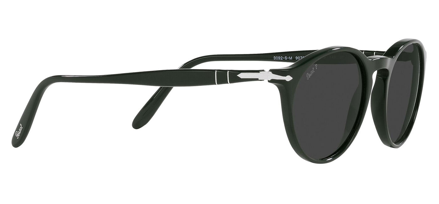 Persol PO3092SM Sunglasses Dark Green Dark Grey Polarised Tortoise Black