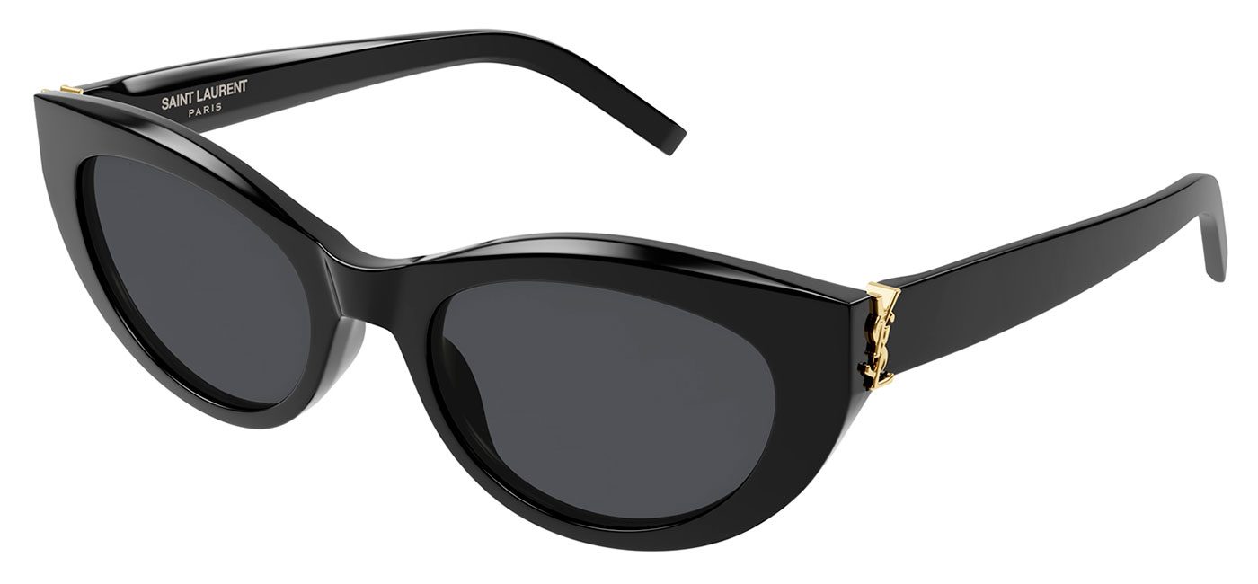 Saint Laurent SL M115 Sunglasses - Black / Grey - Tortoise+Black