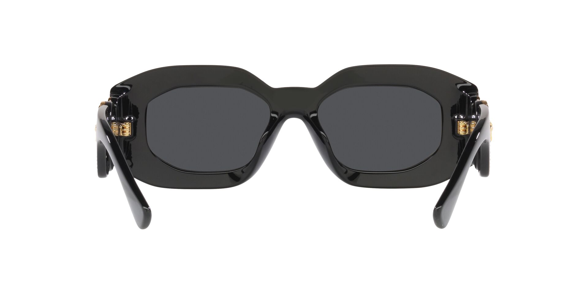 Versace VE4425U Sunglasses Black & Gold / Dark Grey Tortoise+Black