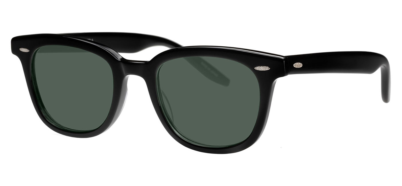 Barton Perreira Cecil BP0226 Sunglasses - Black / Green Smoke ...