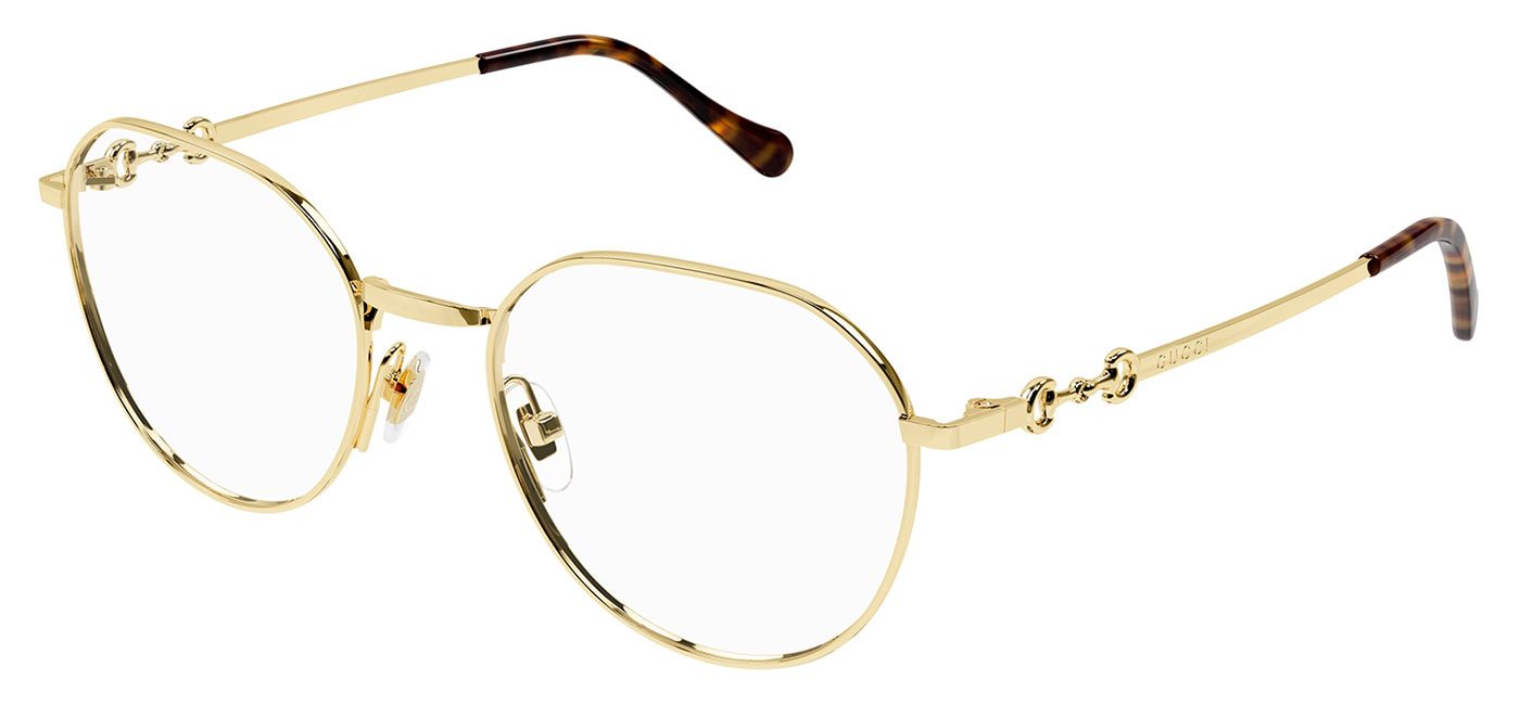 Gucci GG1336O Glasses - Gold - Tortoise+Black