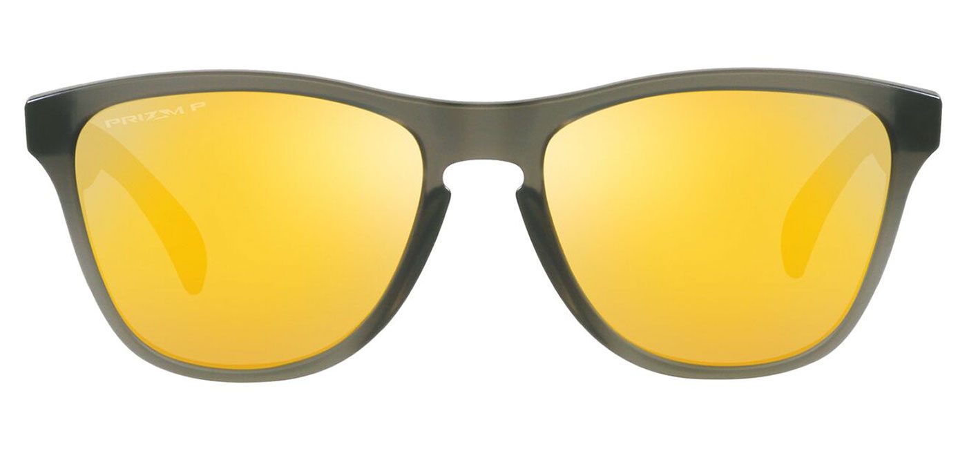 Oakley Frogskins XS Sunglasses Matte Grey Smoke / Prizm 24k Polarised