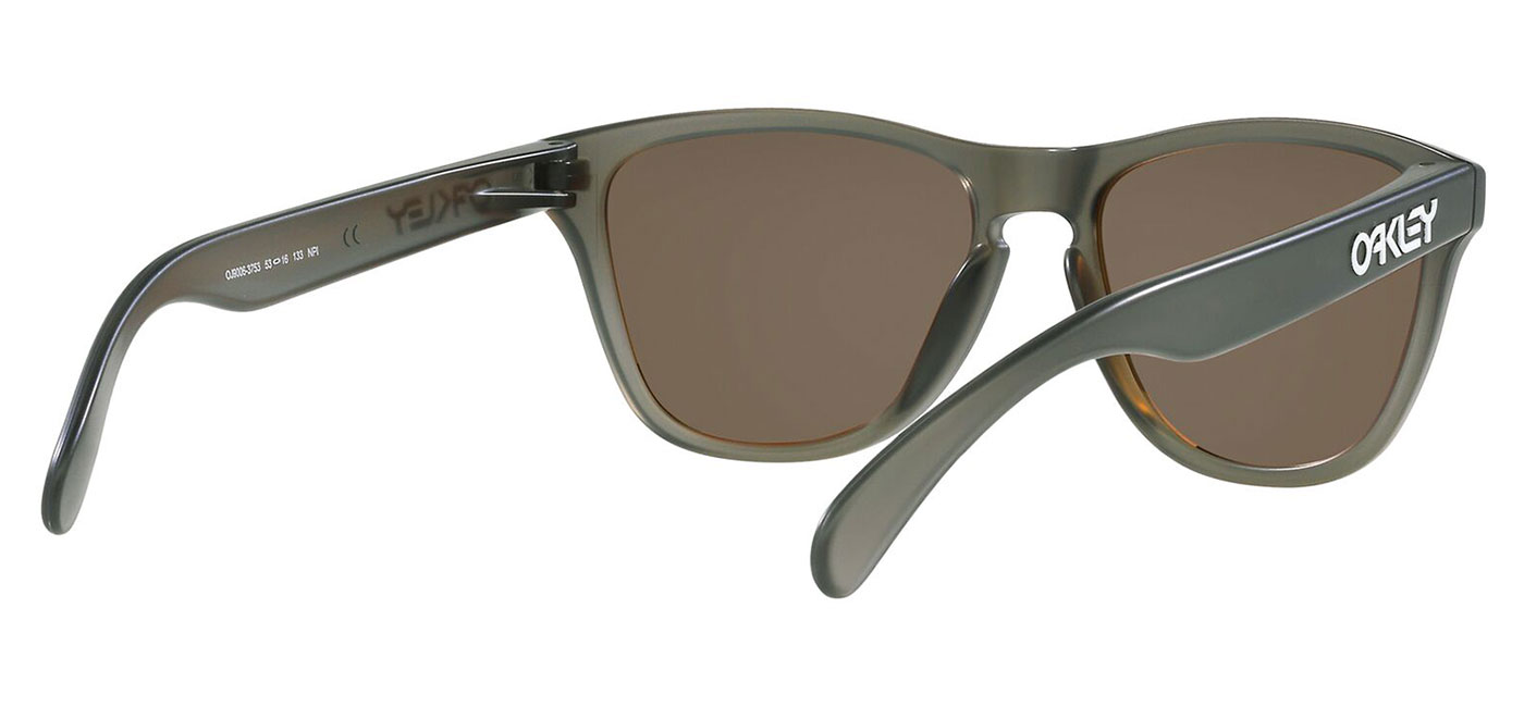 Oakley Frogskins XS Sunglasses - Matte Grey Smoke / Prizm 24k