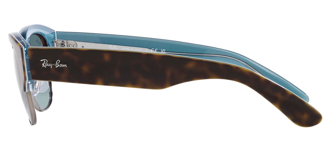 RayBan RB0316S Mega Clubmaster Havana On Gunmetal / Blue Gradient