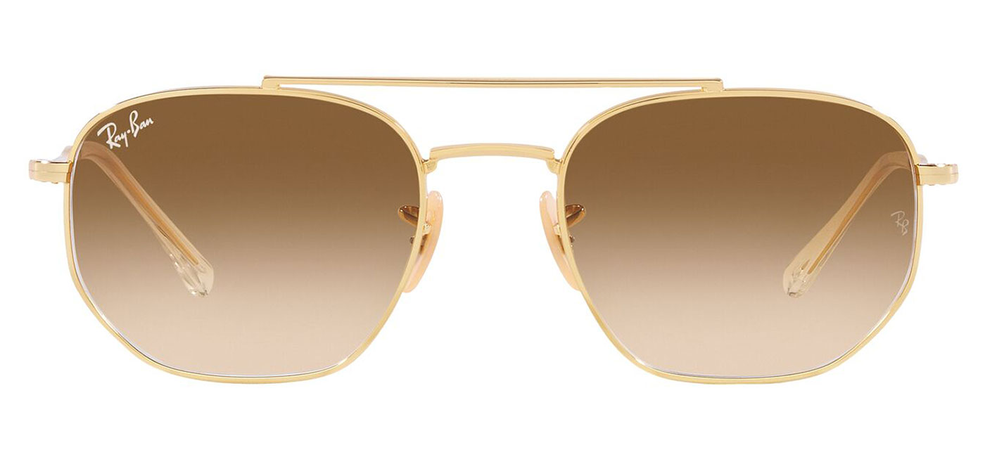 Ray-Ban RB3707 Sunglasses - Gold / Brown Gradient - Tortoise+Black