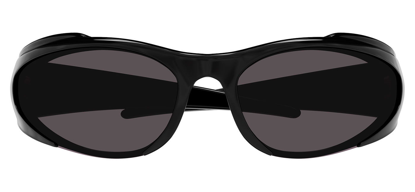 Balenciaga BB0253S Sunglasses Black / Grey Tortoise+Black