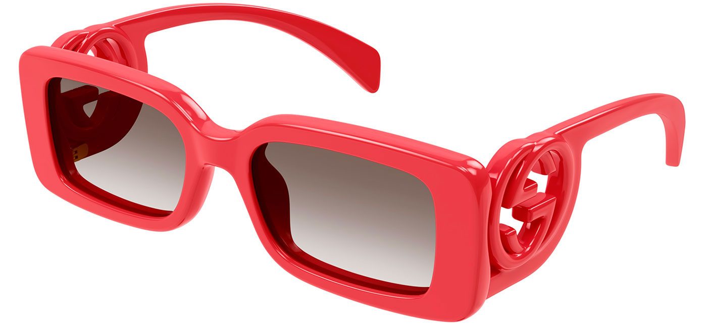 Gucci GG1325S Prescription Sunglasses Red / Brown Gradient Tortoise