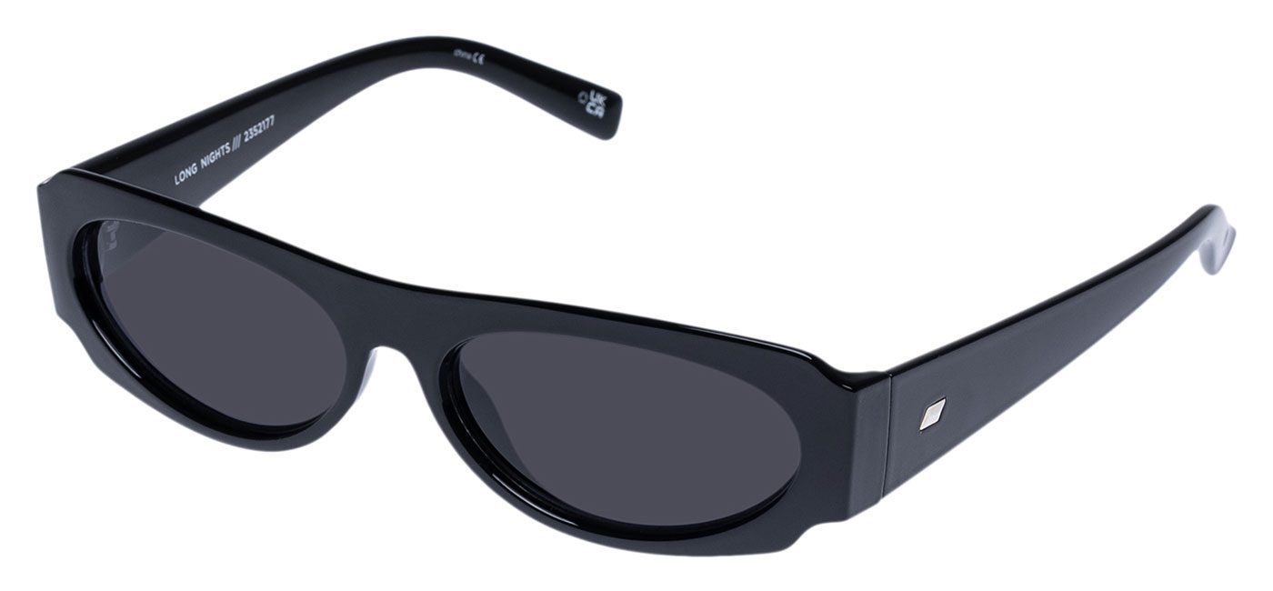Le Specs Long Nights Prescription Sunglasses Black Smoke Tortoise Black