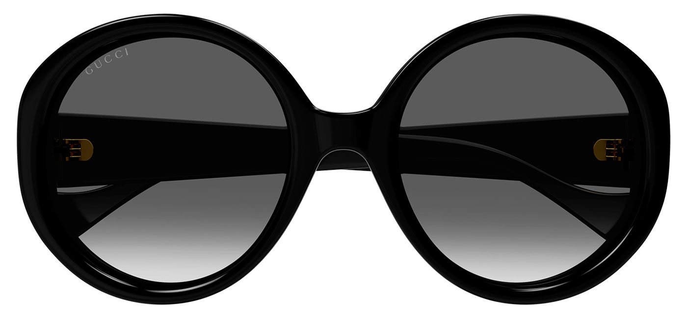Gucci GG1256S Sunglasses Black Grey Gradient Tortoise Black