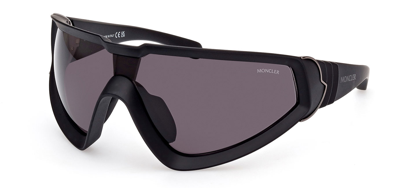 Moncler ML0249 Wrapid Sunglasses - Tortoise+Black