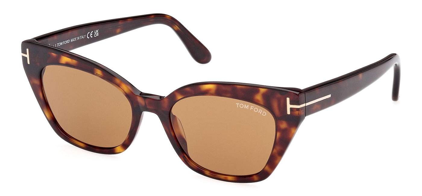 Tom Ford FT1031 Juliette Sunglasses - Havana / Brown - Tortoise+Black