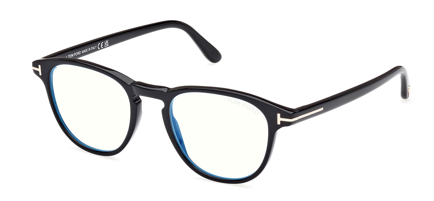 Tom Ford FT5899 Glasses - Shiny Black - Tortoise+Black