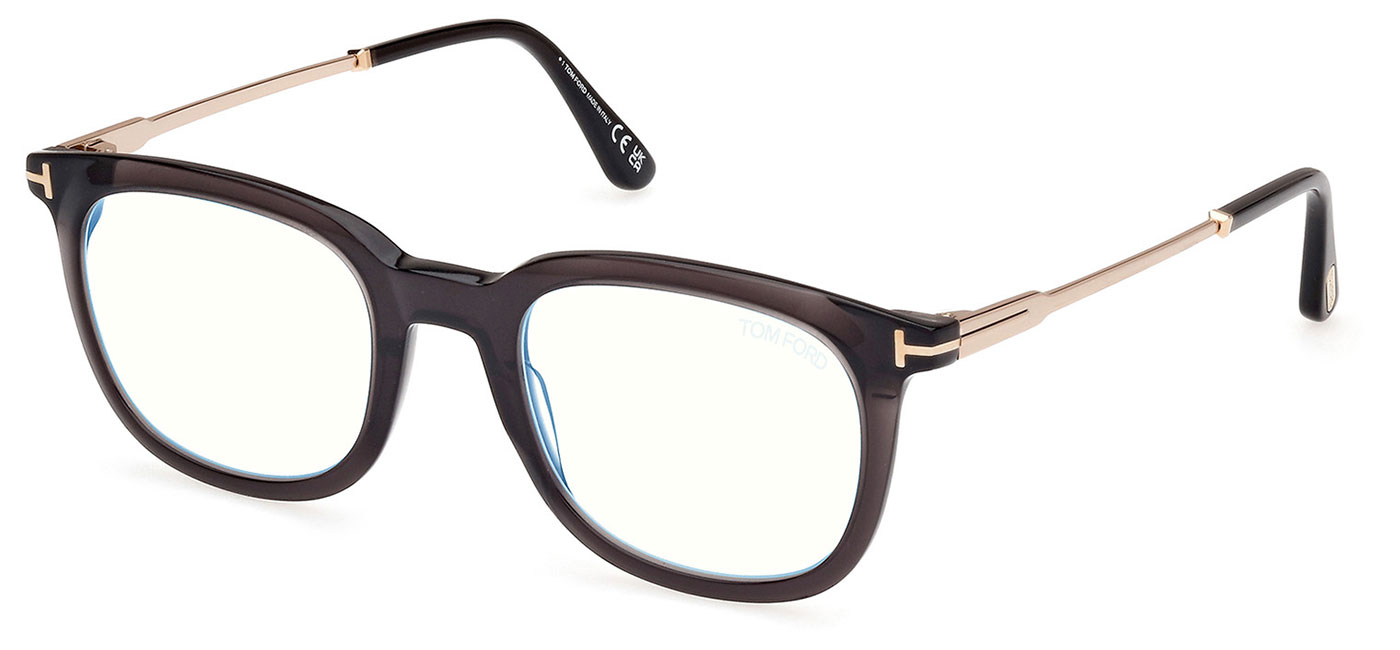 Tom Ford FT5904 Glasses - Black / Gold - Tortoise+Black
